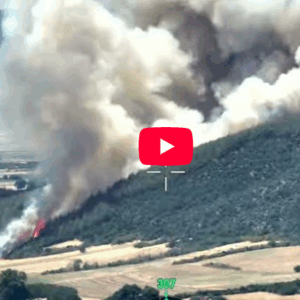 Βόλβη: Η στιγμή που drone της πυροσβεστικής εντοπίζει έναρξη πυρκαγιάς (vid)