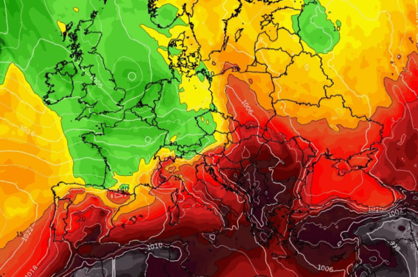 Καιρός 15-7: Νέα δεδομένα GFS. Πότε ξεκινά, πότε τελειώνει ο καύσωνας (vid)