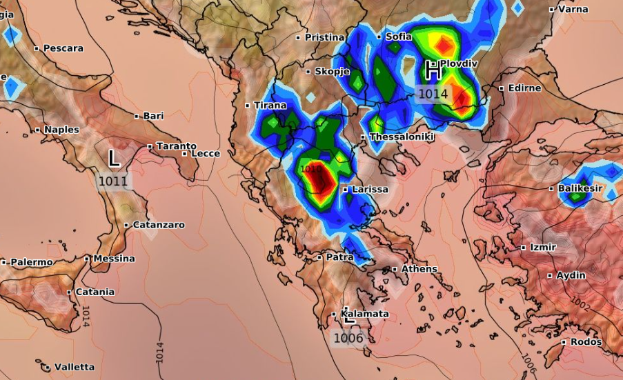 Καιρός 31-7: Ανανέωσε το GFS. Το μεσημέρι τα δύσκολα… (vid)