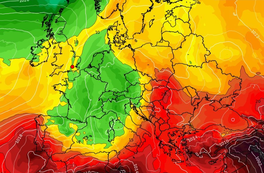 Καιρός 25-7: Ανανέωσε το GFS, χωρίς ακρότητες για το νέο κύμα ζέστης (vid)