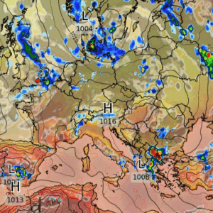 Καιρός 27-7: Ταύτιση GFS με ECMWF! Βροχές και καταιγίδες την Πέμπτη