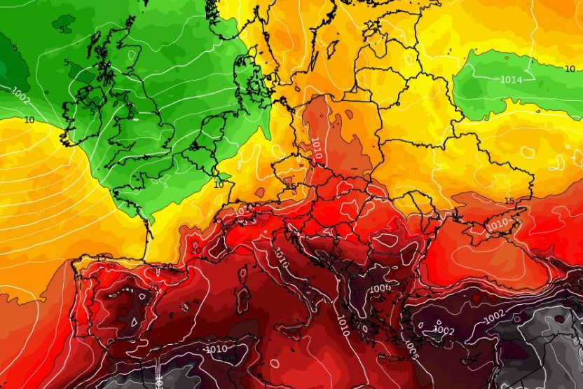 Καιρός 13-7: Επιμένει το GFS για καύσωνα, αλλά σε πιο… ήπια σενάρια (vid)