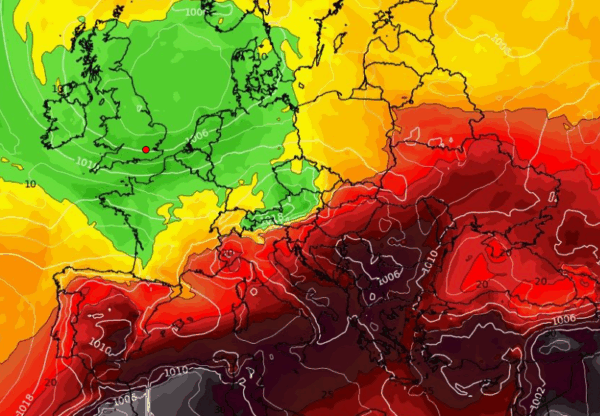 Καιρός 16-7: Επιμένει και… ενισχύει τo GFS την τάση για τον επερχόμενο καύσωνα (Vid)