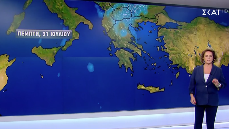 Καιρός 30-7: Χριστίνα Σούζη για καταιγίδες Πέμπτη και Παρασκευή (vid)