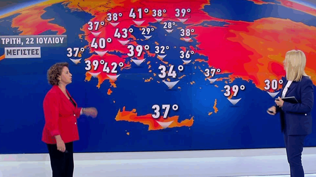 Καιρός – Χριστίνα Σούζη για καύσωνα: Ερχονται δύσκολες μέρες και νύχτες!