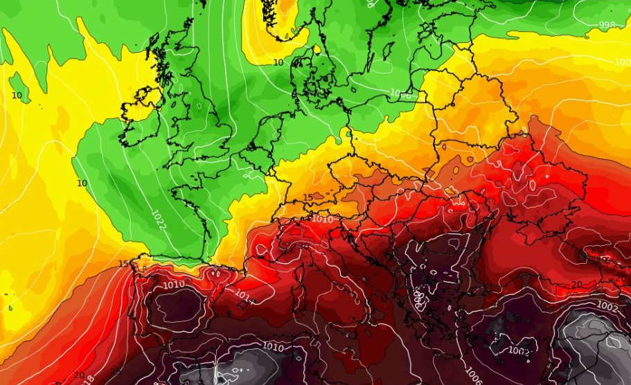 Καιρός 10-7: Επιστροφή… δριμύτερη του σεναρίου ισχυρού καύσωνα από το GFS (vid)