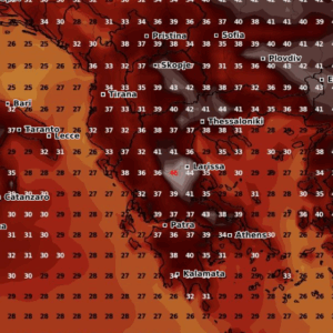 Καιρός 21-7: Οι θερμοκρασίας ανά τρίωρο από το GFS. Πότε και πού χτυπά κόκκινο (vid)