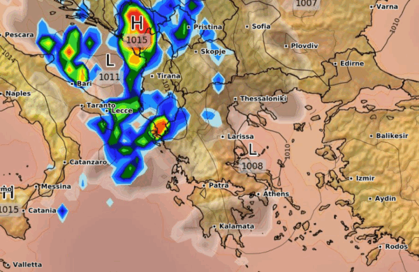 Καιρός 27-8: Πρωινό τρέξιμο GFS! Πού βλέπει καταιγίδες το Σάββατο (vid)