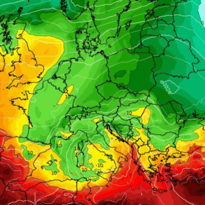 Καιρός: Τρελά πράγματα GFS. Καύσωνα το πρωί, ψυχρή εισβολή το μεσημέρι (vid)