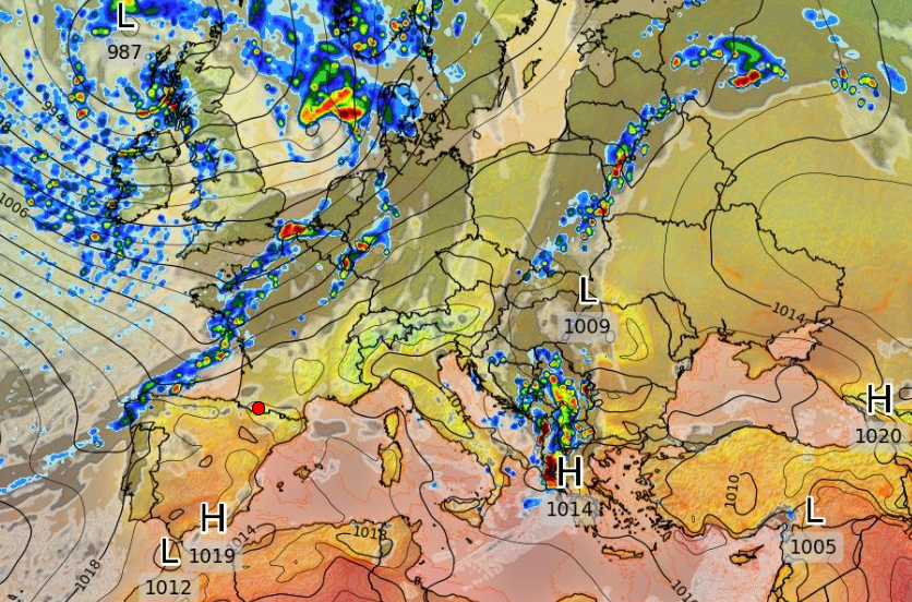 Καιρός: Ανατροπή από ECMWF -Φέρνει «απόνερα» ιταλικής κακοκαιρίας την Κυριακή (vid)