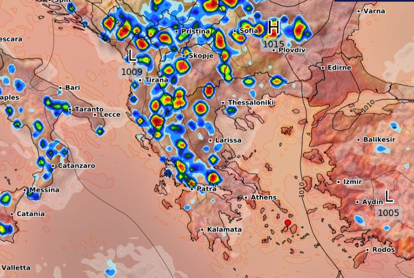 Καιρός 15-8: Βροχές και καταιγίδες. Ερχονται για να… μείνουν (vid)