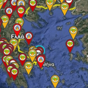 Φωτιά τώρα: Η Ελλάδα στις φλόγες -Χάρτες με τα ενεργά μέτωπα