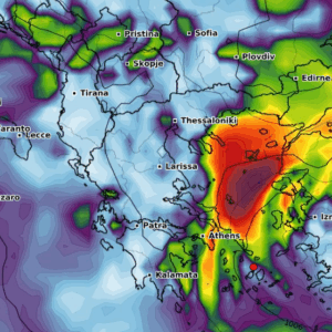 Καιρός 11-8: Ανανέωση GFS – Πρόσκαιρη η εξασθένιση του μελτεμιού (vid)