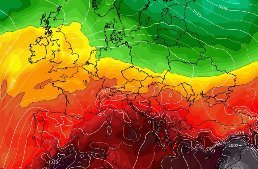 Καιρός 10-8: Επιμένει το ECMWF, για δεύτερο κύμα ζέστης μετά της Παναγίας (vid)