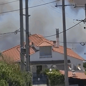 Φωτιά τώρα στην Κερατέα: Μάχη με τις φλόγες, αναφορές για καμένα σπίτια (vid)