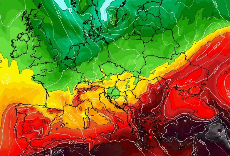 Καιρός 17-9: Βγάζει και τοπικά 40άρια το GFS, Πέμπτη και Παρασκευή