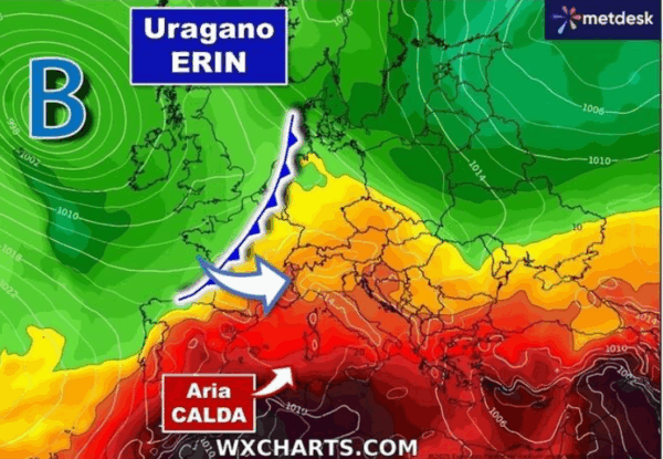 Ιταλός μετεωρολόγος: Ο τυφώνας Έριν αλλάζει τα δεδομένα στην Ευρώπη