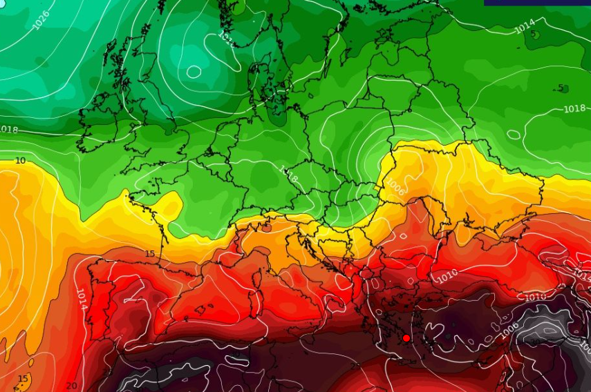 Καιρός 14-8: Μια… κρύο, μια καύσωνας ξανά το GFS -Το φέρνει ξανά (vid)