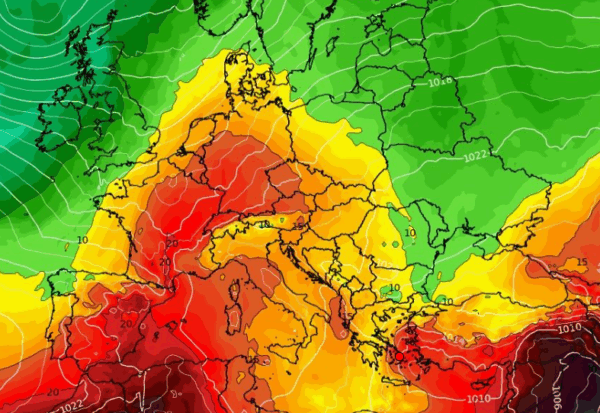 Καιρός 15-8: Καύσωνας ήταν και… πάει! Ψυχρές μάζες κατεβάζει το GFS (vid)