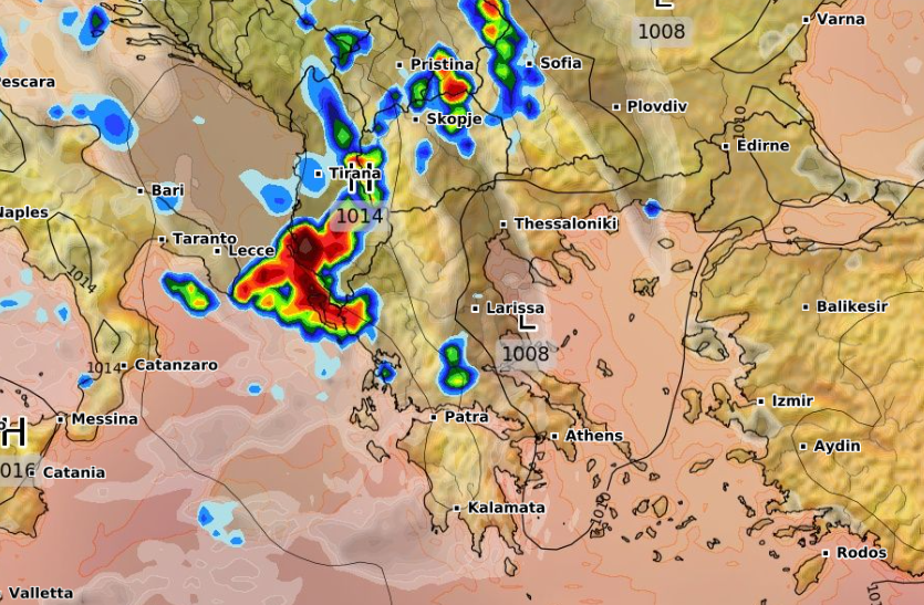 Καιρός 27-8: Επιμένει το ECMWF! Φέρνει καταιγίδες στα βορειοδυτικά το Σάββατο (vid)