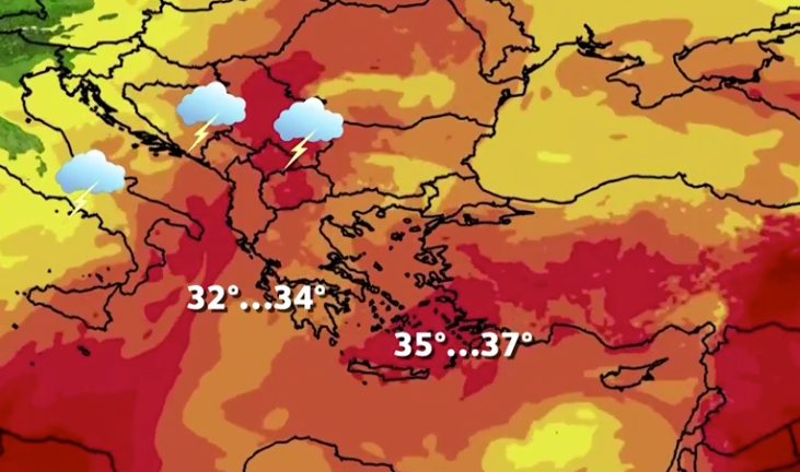 Καιρός 27-8: Να δείξουμε προσοχή! Προειδοποίηση Μαρουσάκη για καταιγίδες (vid)