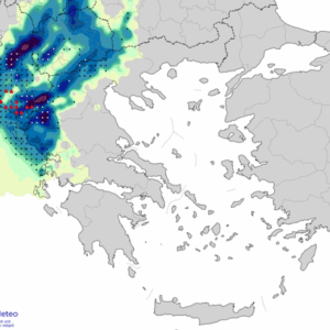 Καιρός – Προειδοποίηση Meteo για καταιγίδες και χαλάζι τις επόμενες  ώρες (χάρτες)
