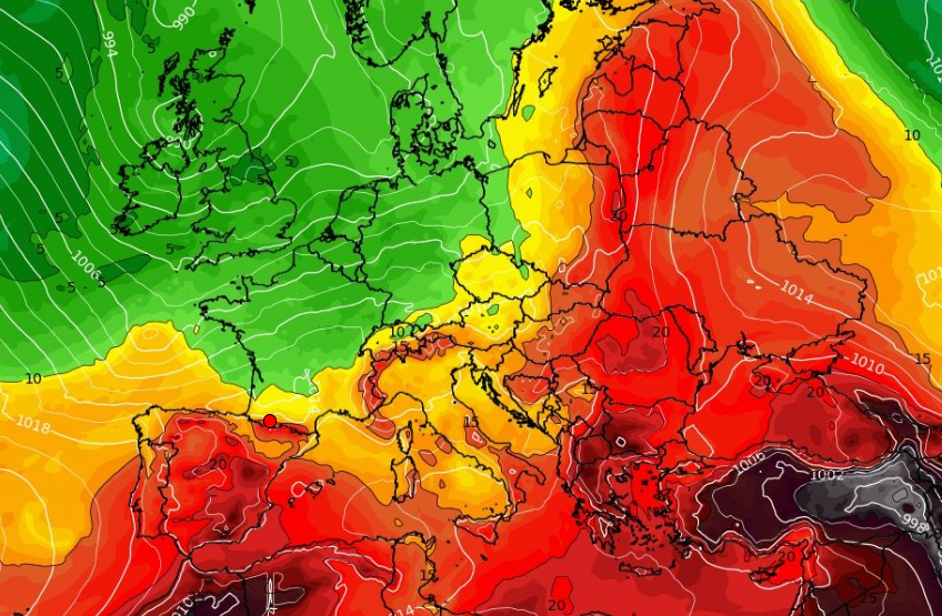 Καιρός 23-8: Αλλο σενάριο GFS, απομακρύνει την τάση για καύσωνα (vid)