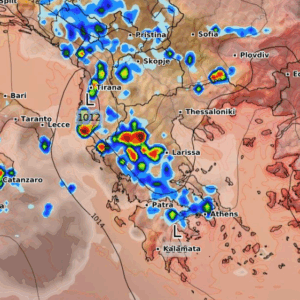 Καιρός 5-8: Ανανέωσε το ECMWF. Ισχυρές βροχές και καταιγίδες και την Τρίτη (vid)