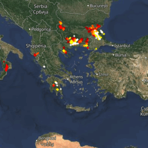 Καιρός τώρα – Live: Πού εκδηλώνονται καταιγίδες με κεραυνική δραστηριότητα