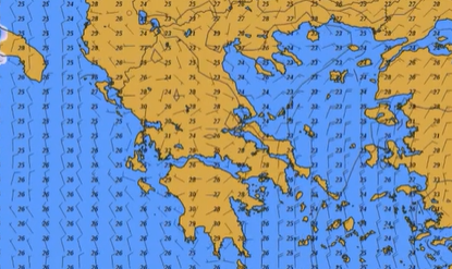 Καιρός 24-8: Ενισχύεται το μελτέμι. Πότε ανεβαίνει η θεμοκρασία. Ενημέρωση Κολυδά.