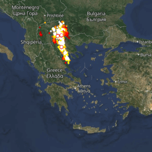 Καιρός 5-8: Λαίλαπα καταιγίδων Live – Πού εκδηλώνονται κεραυνοπτώσεις τώρα