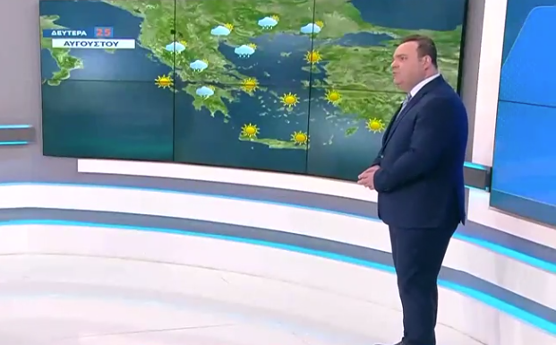 Καιρός 25-8: Ο «εμποδιστής» αντικυκλώνας και τα μελτέμια. Ενημέρωση Μαρουσάκη (Vid)