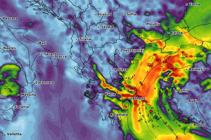 Καιρός: Προσοχή τις επόμενες ώρες – Ενισχύεται ξανά το μελτέμι (vid)