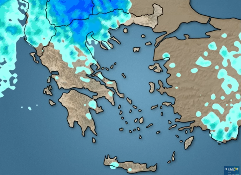 Καιρός 4-8: Πού θα βρέξει Δευτέρα και Τρίτη; Ενημέρωση Σάκη Αρναούτογλου (vid)