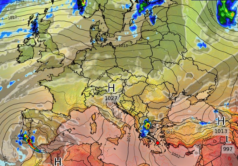 Καιρός 13-8: Μόλις ανανέωσε το GFS -Πότε θα δούμε ξανά βροχές; (vid)