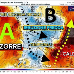 Καιρός: Καύσωνα στην Ελλάδα, ψυχρή εισβολή στην Ιταλία, βλέπουν Ιταλοί μετεωρολόγοι
