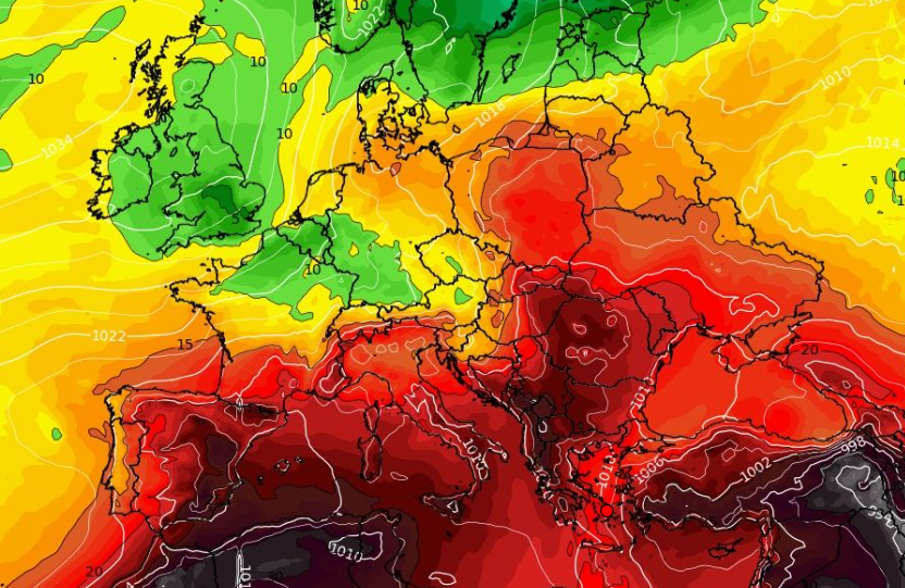 Καιρός 10-9: Ανανέωσε το GFS -Δεπανθήμερο με θερμές αέριες μάζες (vid)