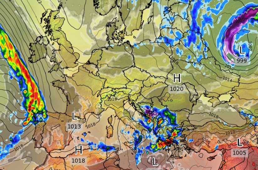 Καιρός 18-9: Σταθερή η… επιμονή του GFS για κακοκαιρία μετά τις 25 Σεπτέμβρη (vid)