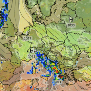 Καιρός 23-9: Αγριεμένο το πρωινό τρέξιμο του GFS – Εντονα φαινόμενα (vid)