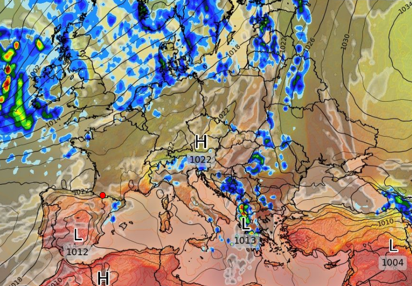 Καιρός 8-9: Ανανέωσε το GFS – Καρέ καρέ οι βροχές της εβδομάδας (vid)