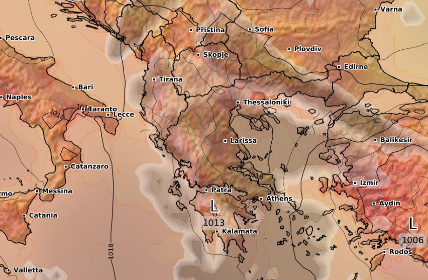 Καιρός 13-9: Πρωινό… άκρως στεγνό τρέξιμο του GFS (vid)