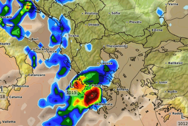 Καιρός 24-9: Στα δυτικά τα πιο ισχυρά φαινόμενα -Πρωινή ανανέωση GFS (vid)
