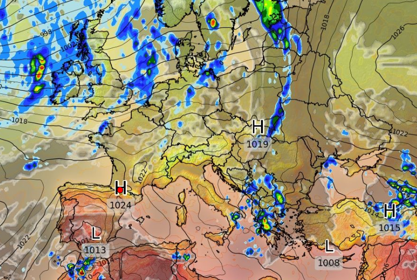Καιρός 5-9: Αλλαγή δεδομένων από GFS -Βλέπει κακοκαιρία την Πέμπτη (vid)