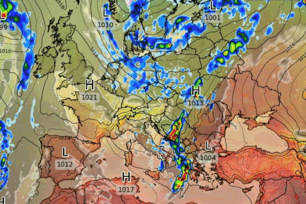 Καιρός 13-9: Ανατροπή από GFS και δύο βαρομετρικά χαμηλά στον ορίζοντα (vid)
