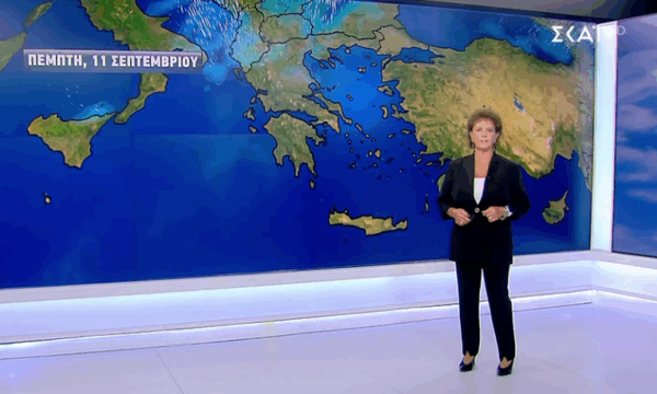 Καιρός 11-9: Χριστίνα Σούζη για μπόρες και καταιγίδες σήμερα και αύριο! (Vid)