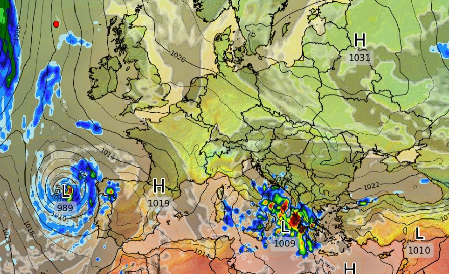 Καιρός 22-9: Ανατροπή από GFS και εκτεταμένα (ισχυρά) φαινόμενα το Σαββατοκύριακο