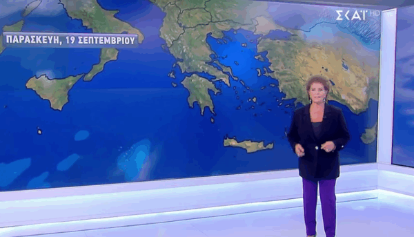 Καιρός 19-9: Τι βλέπει η Χριστίνα Σούζη για τα επόμενα 24ωρα (vid)