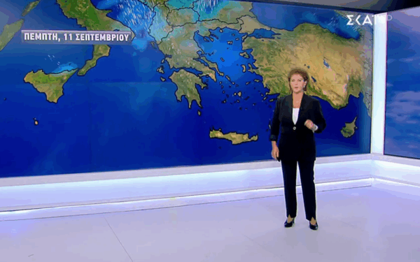 Καιρός 10-9: Μπόρες και καταιγίδες – Ανάλυση Χριστίνας Σούζη