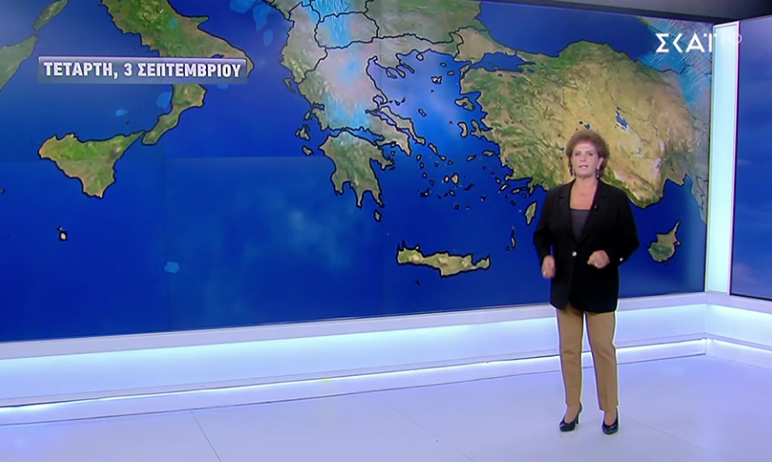 Καιρός 3-9: Χριστίνα Σούζη για βροχή και καταιγίδες Τετάρτη – Πέμπτη