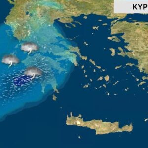 Καιρός 25-9: Τσατραφύλλιας για δύο γραμμές επικινδυνότητας ισχυρών καταιγίδων